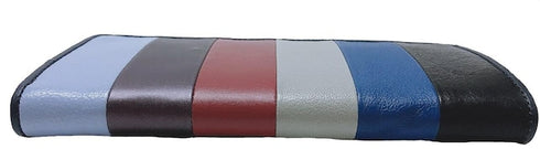 牛革ストライプ長財布(ネイビー)