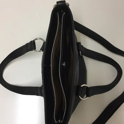 ドットレザーバッグ