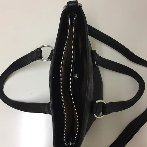 ドットレザーバッグ