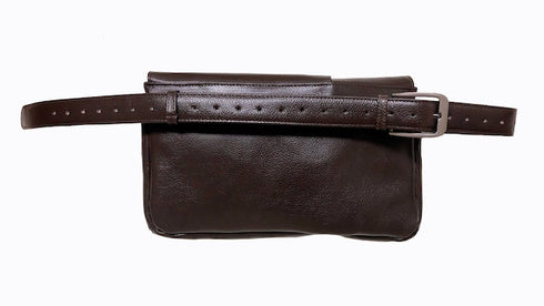 牛革ボディ&ヒップバッグ (グリーン)