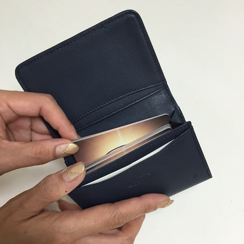 ストライプ名刺入れ