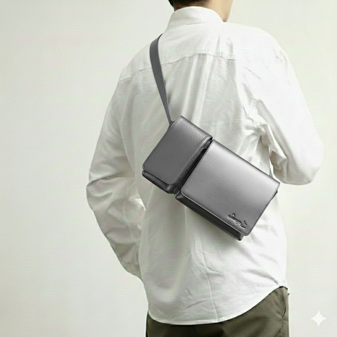 Secrecy CENTER BAG / Silver